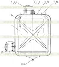qy35k-66 Гидравлический масляный бак qy35k-66 Гидравлический масляный бак