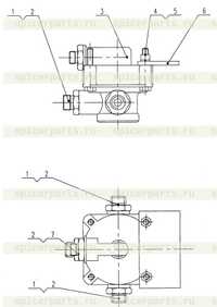 xz16k-41-1a Клапан ножного реле в сборе xz16k-41-1a Клапан ножного реле в сборе
