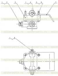 xz16k-41-4a Клапан ручного реле в сборе xz16k-41-4a Клапан ручного реле в сборе