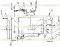 xz16k-50a Механизм ящика и подвески xz16k-50a Механизм ящика и подвески