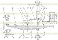 xz16k-55a Передняя подвеска xz16k-55a Передняя подвеска