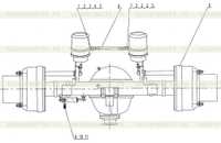 xz25k-57 Задняя ось xz25k-57 Задняя ось