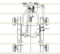 380500726 (GR180D05) Dual-Circuit Brake Hydraulic System