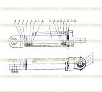 380900705 Blade Angle Change Cylinder 380900705 Blade Angle Change Cylinder