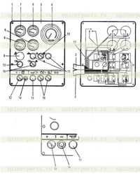 406885 левый пульт управления 406885 левый пульт управления