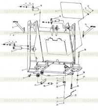LW330F.II.08.1 Узел передней рамы LW330F.II.08.1 Узел передней рамы
