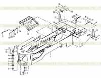 LW330F.II.08.2 Узел задней рамы LW330F.II.08.2 Узел задней рамы
