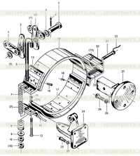 Узел ручного тормоза Узел ручного тормоза