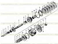 Узел среднего вала Узел среднего вала