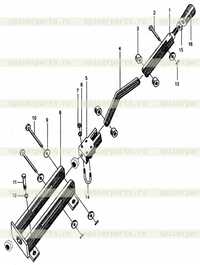 ZL40.13.3A Рукоятка силовой установки ZL40.13.3A Рукоятка силовой установки