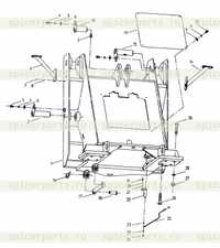 Узел передней рамы LW330F(II).08.1 Узел передней рамы LW330F(II).08.1