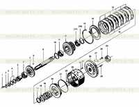 Узел среднего вала Узел среднего вала