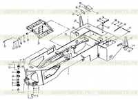 Узел задней рамы LW330F(II).08.2 Узел задней рамы LW330F(II).08.2