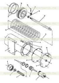 Тормозной пневмоцилиндр ZL50E.9.7 Тормозной пневмоцилиндр ZL50E.9.7