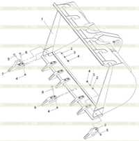 Ковш-лопата стандартной компоновки (2.7) 253000538 Ковш-лопата стандартной компоновки (2.7) 253000538