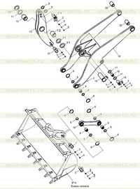 Рабочий рычажный механизм Рабочий рычажный механизм