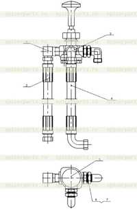 Тормозный клапан ручного управления в сборе Тормозный клапан ручного управления в сборе