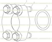 Блок фланцев 252911080 2 Блок фланцев 252911080 2