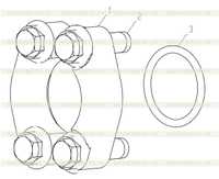 Блок фланцев 252911080 Блок фланцев 252911080