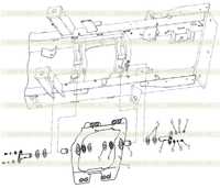 Блок неподвижной вспомогательной рамы 252910958 Блок неподвижной вспомогательной рамы 252910958