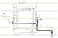 Блок патрубка для капота вспомогательной рамы 251808336 Блок патрубка для капота вспомогательной рамы 251808336