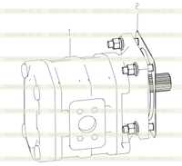 Блок поворотного насоса 251808358 Блок поворотного насоса 251808358