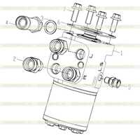 Блок рулевого управления со шлицевым валом 251808370 2 Блок рулевого управления со шлицевым валом 251808370 2