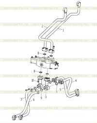 Блок стальной трубы распределительного клапана 251808221 2 Блок стальной трубы распределительного клапана 251808221 2