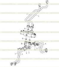 Блок стальной трубы распределительного клапана 251808221 Блок стальной трубы распределительного клапана 251808221