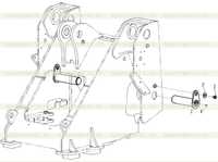 Блок цилиндра неподвижной стрелы 251808108 Блок цилиндра неподвижной стрелы 251808108