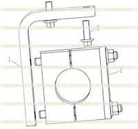 Блок упорной планки 251808279 2 Блок упорной планки 251808279 2