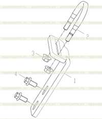 Блок упорной планки 251808383 2 Блок упорной планки 251808383 2