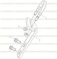 Блок упорной планки 251808383 Блок упорной планки 251808383