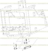 Блок запорного рычага 251808337 Блок запорного рычага 251808337