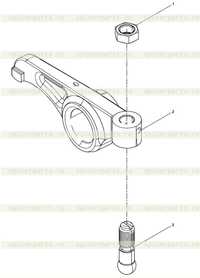 Качалка впуска в сборе Качалка впуска в сборе