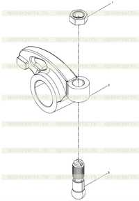 Качалка выхлопной трубы в сборе Качалка выхлопной трубы в сборе