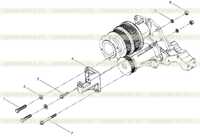 Комбинация кронштейна генератора Комбинация кронштейна генератора