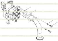 Комбинация маслоприемника Комбинация маслоприемника