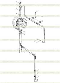 Комбинация маслопровода нагнетателя Комбинация маслопровода нагнетателя
