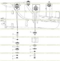 Крепежный блок кабины 252910961 Крепежный блок кабины 252910961