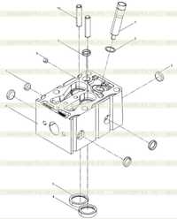 Крышка цилиндра в подсборе Крышка цилиндра в подсборе