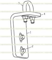Неподвижной блок стальной трубы стрелы 252910618 2 Неподвижной блок стальной трубы стрелы 252910618 2