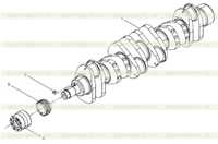 Отдельный коленчатого вала в сборе 2 Отдельный коленчатого вала в сборе 2