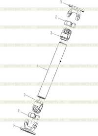 Передний передаточный вал в сборе 251805363 Передний передаточный вал в сборе 251805363