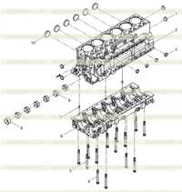 Предварительная сборка корпуса цилиндра Предварительная сборка корпуса цилиндра