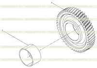 Промежуточная шестерня в сборе Промежуточная шестерня в сборе