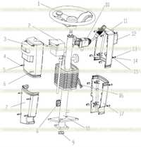 Рулевая колонка в сборе 251808656 2 Рулевая колонка в сборе 251808656 2