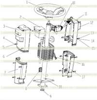 Рулевая колонка в сборе 251808656 Рулевая колонка в сборе 251808656