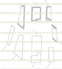 Стекло в сборе 252910805 Стекло в сборе 252910805