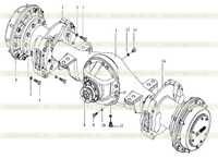 Задний приводный мост 250301710 Задний приводный мост 250301710